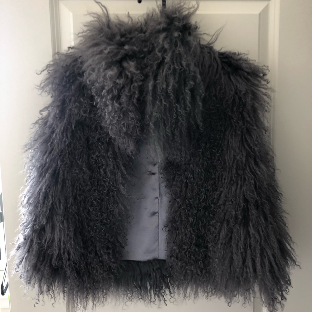 Lamb fur vest